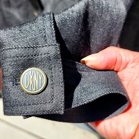 DKNY NWT black denim jacket - Picture 4 of 8